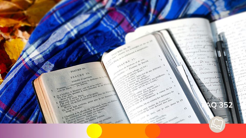 FAQ 352 Comment Etudier La Bible W