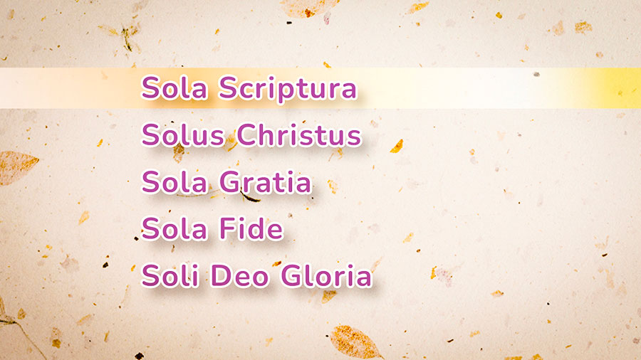 1 - Sola Scriptura