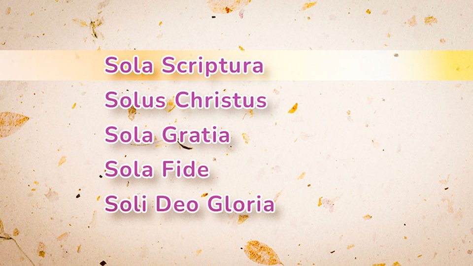 1 - Sola Scriptura