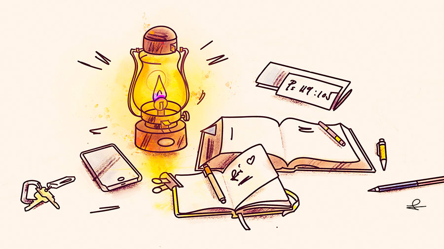 Avancer Guide Par Sa Lumiere W