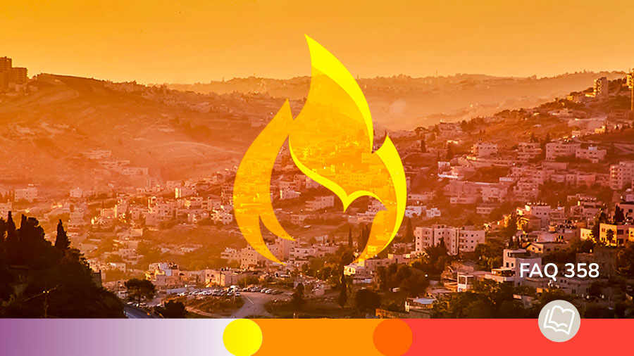 Photo d'une ville en Israël.