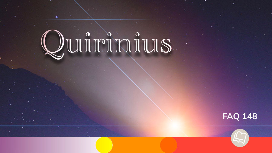 FAQ 148 Quirinius W